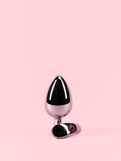 Butt Plug din Metal cu Diamant - 3 Mărimi thumbnail image