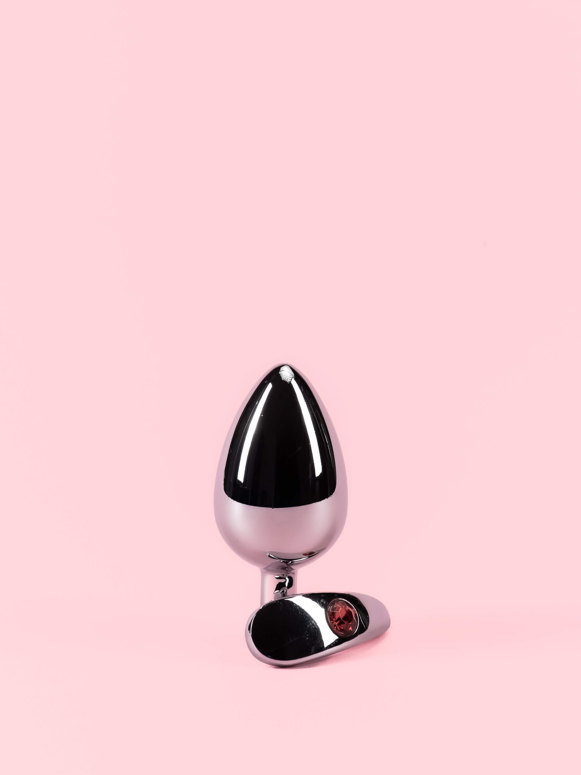Butt Plug din Metal cu Diamant - 3 Mărimi image